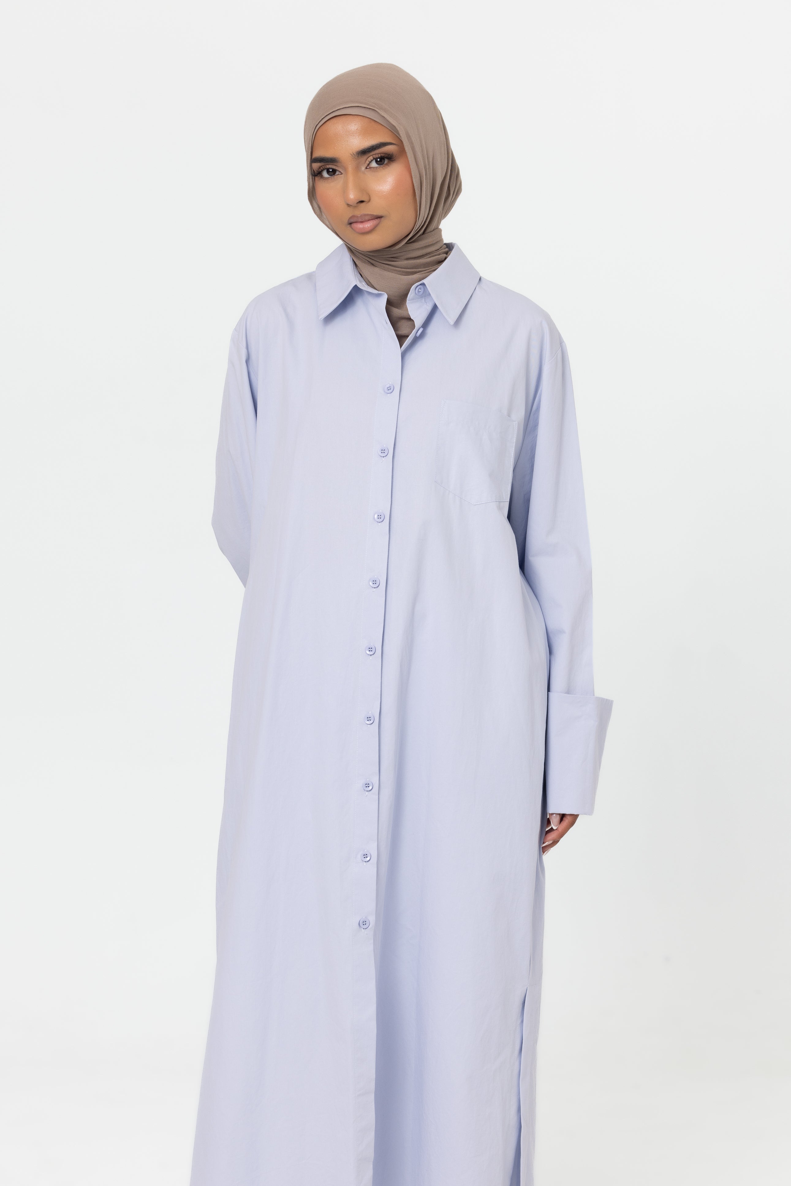 Luma Longline Shirt - Periwinkle