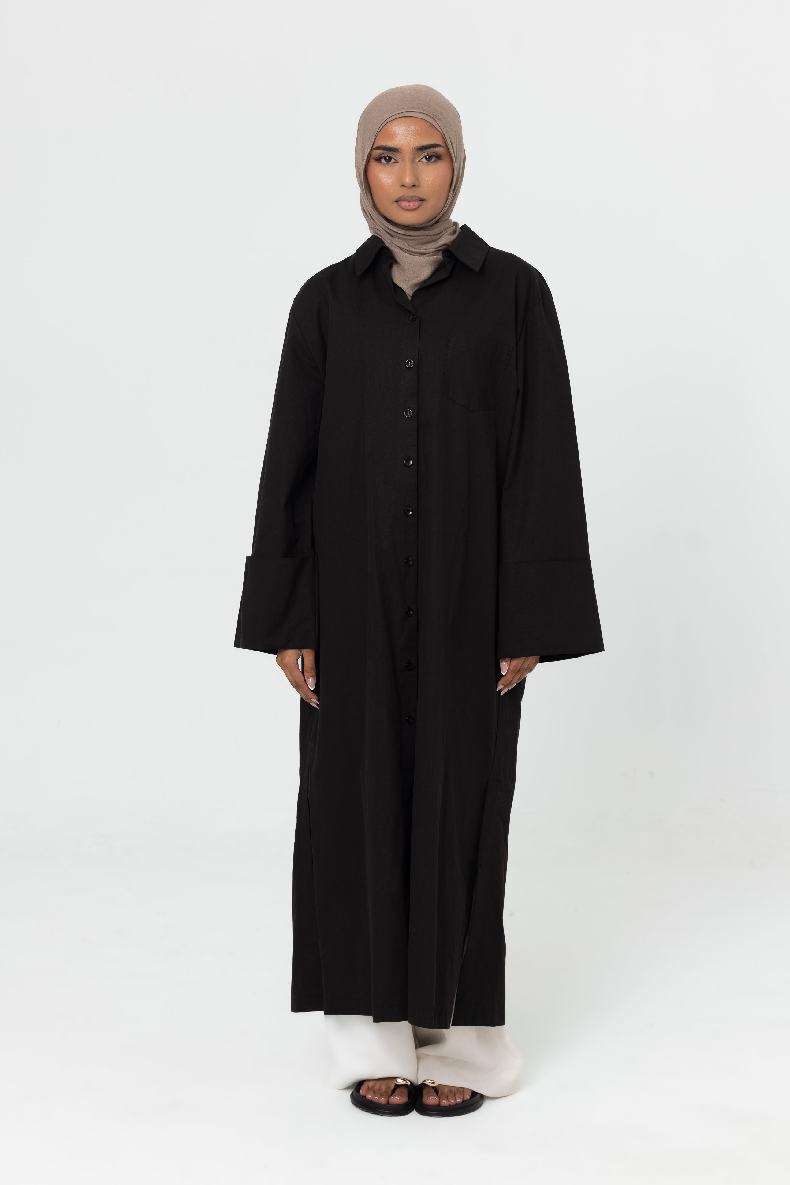 Luma Longline Shirt - Black