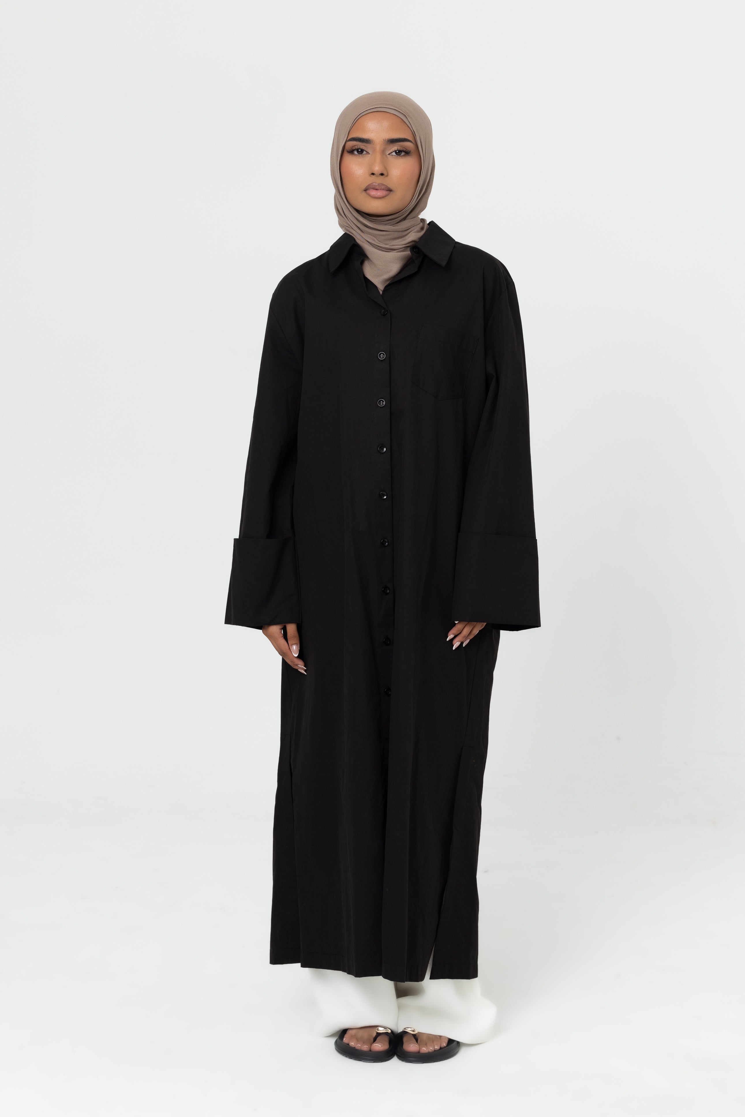 Luma Longline Shirt - Black