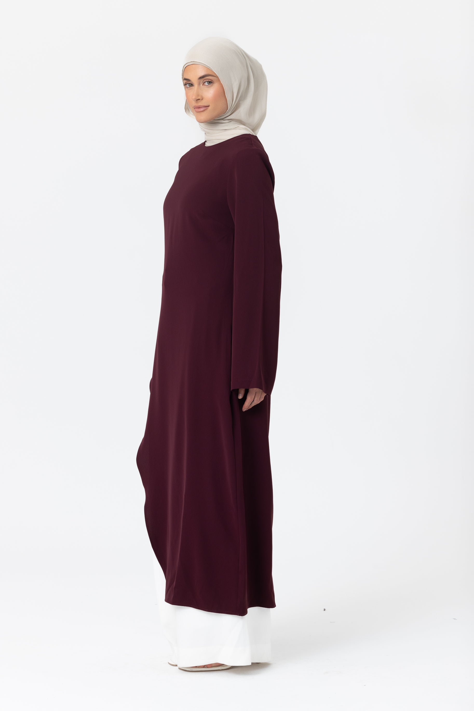 April Asymmetric Top - Mulberry