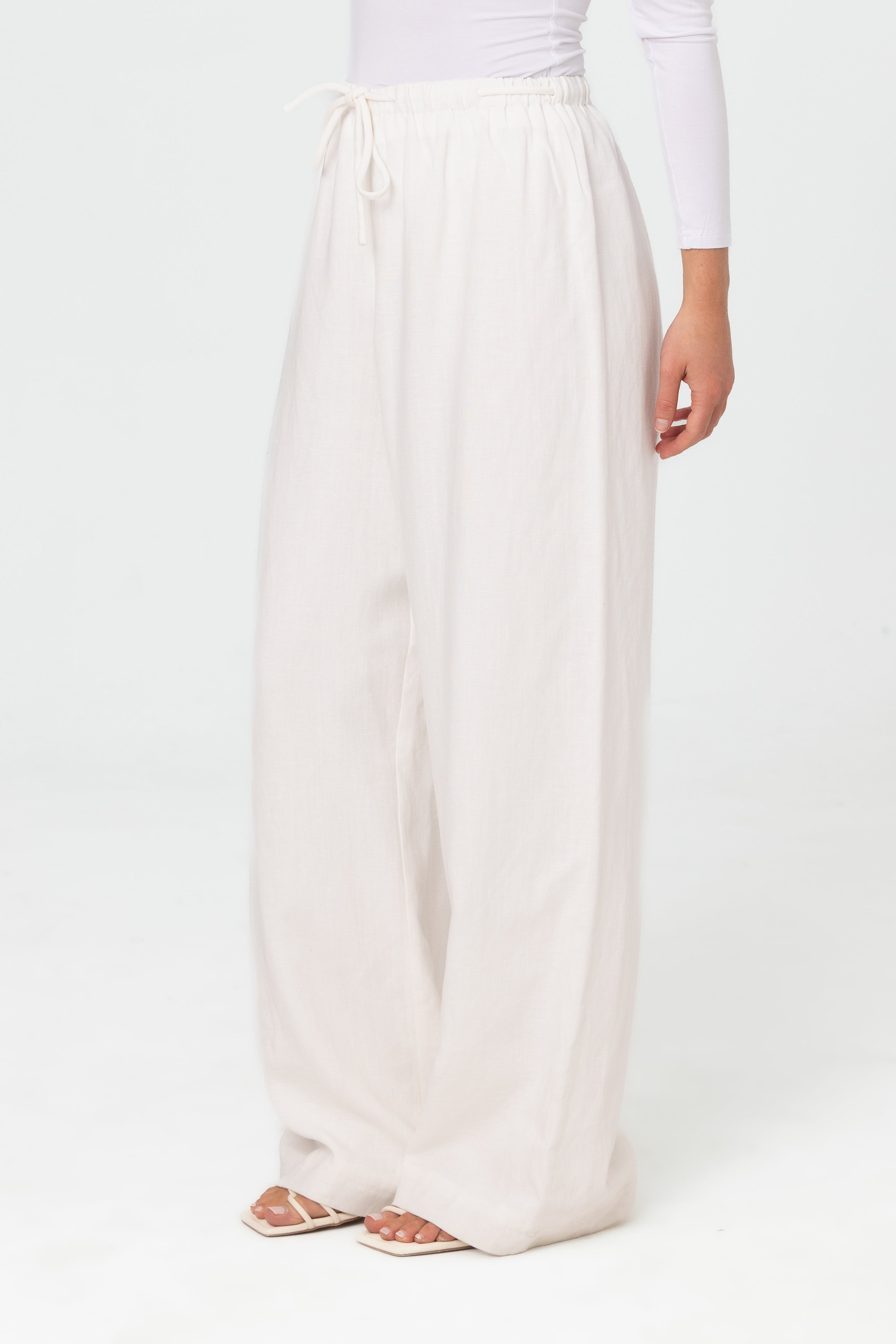 Gianna Pants - White