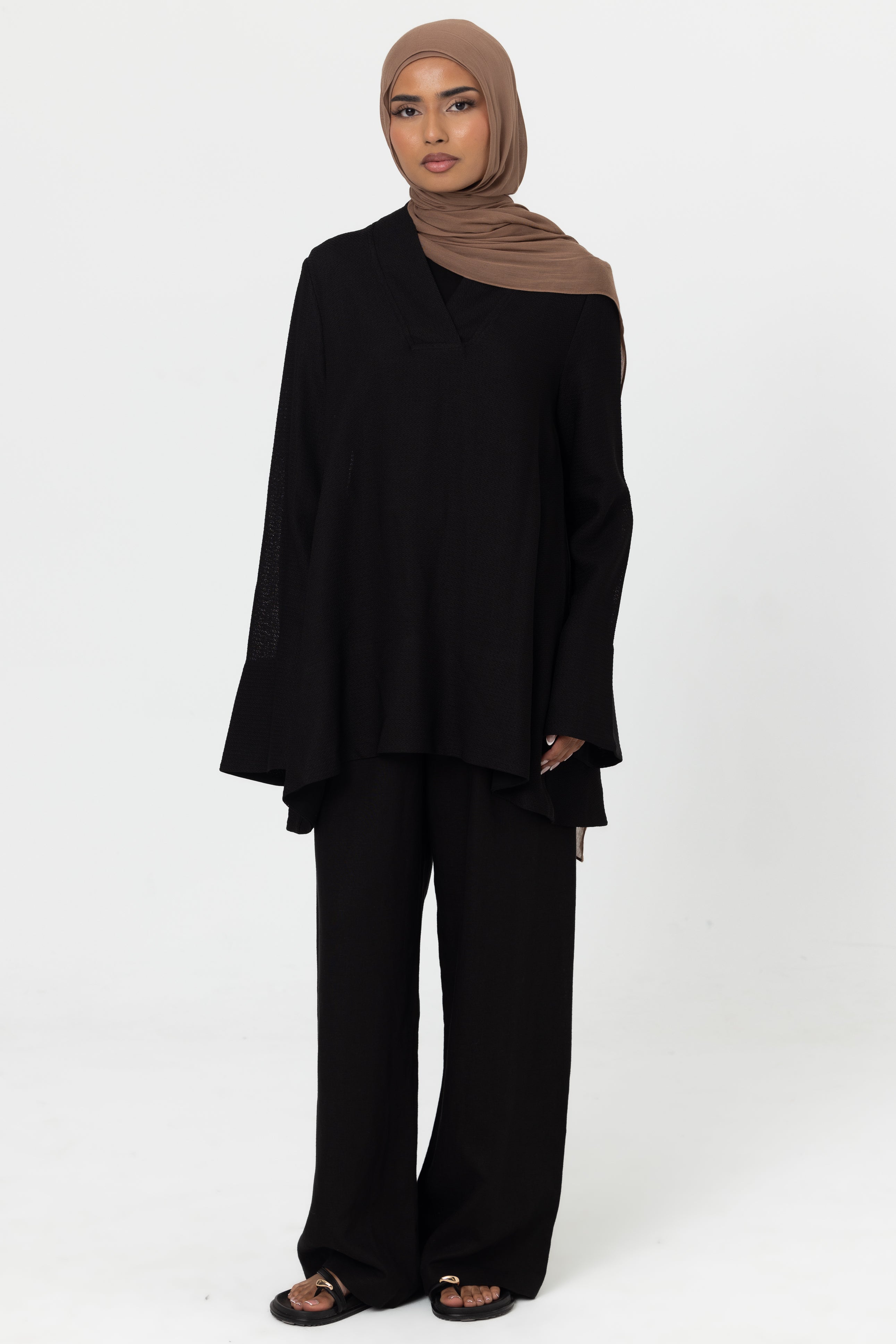 The Bushra Top - Black