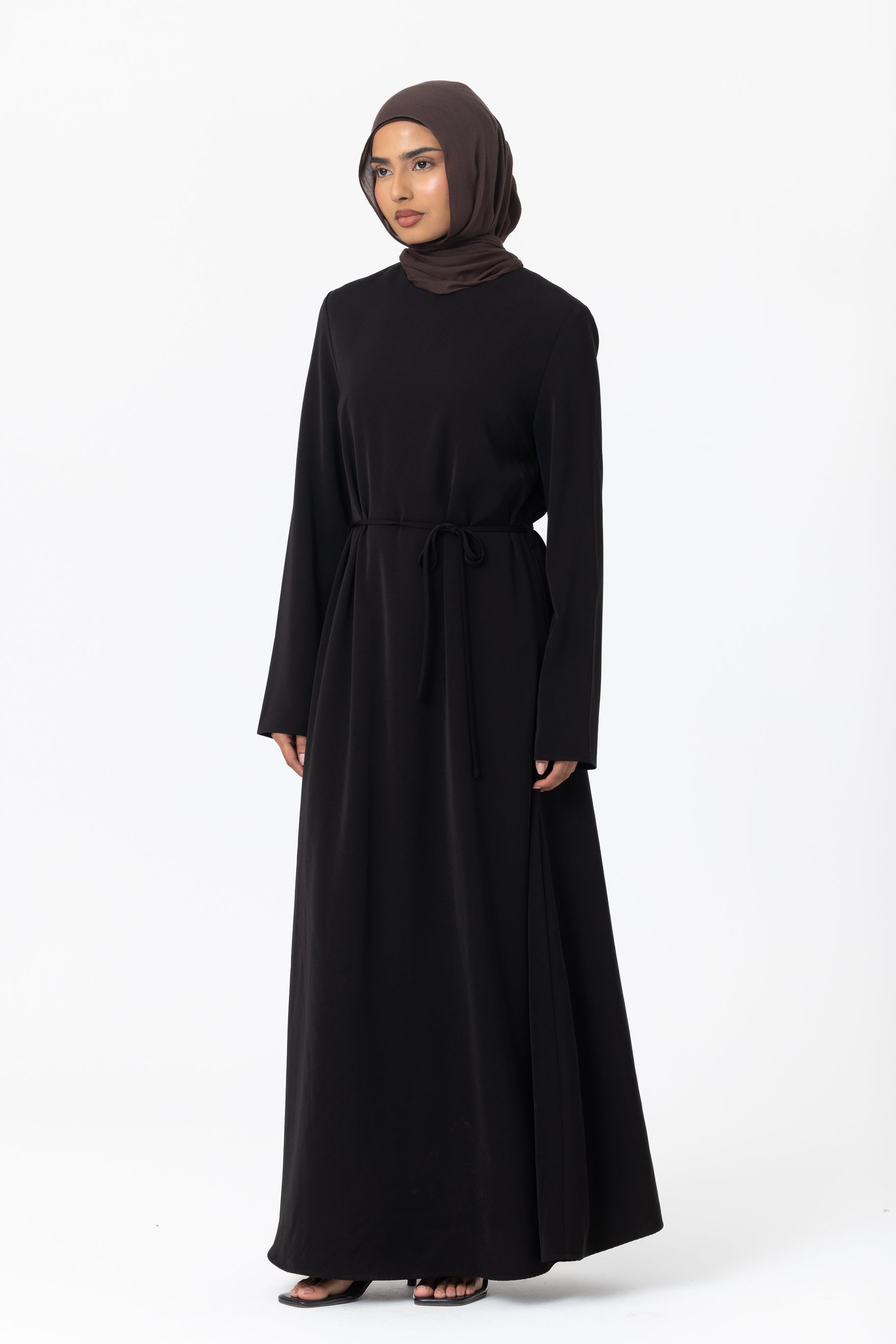 Rayhana Slip Dress - Black