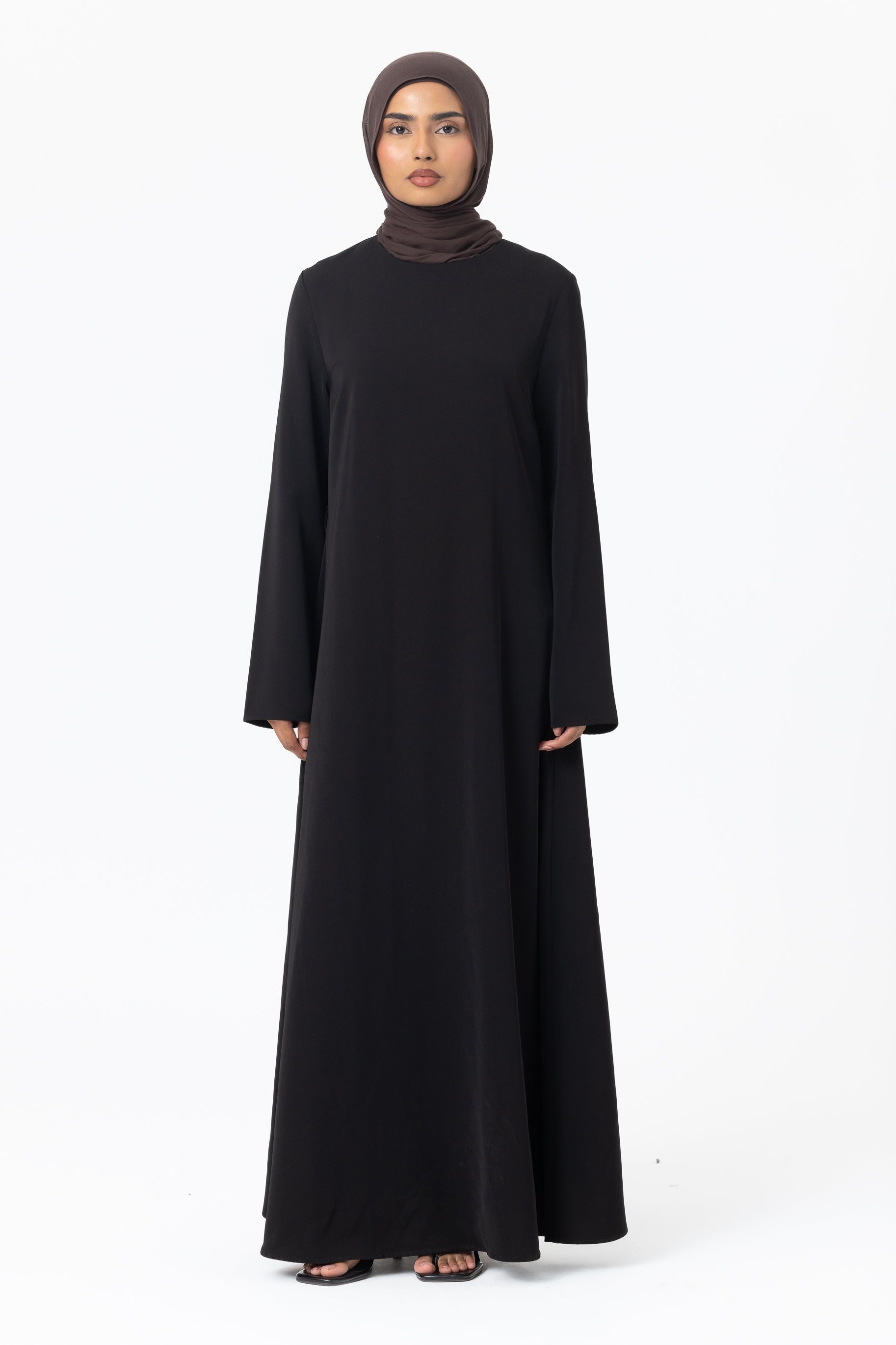 Rayhana Slip Dress - Black