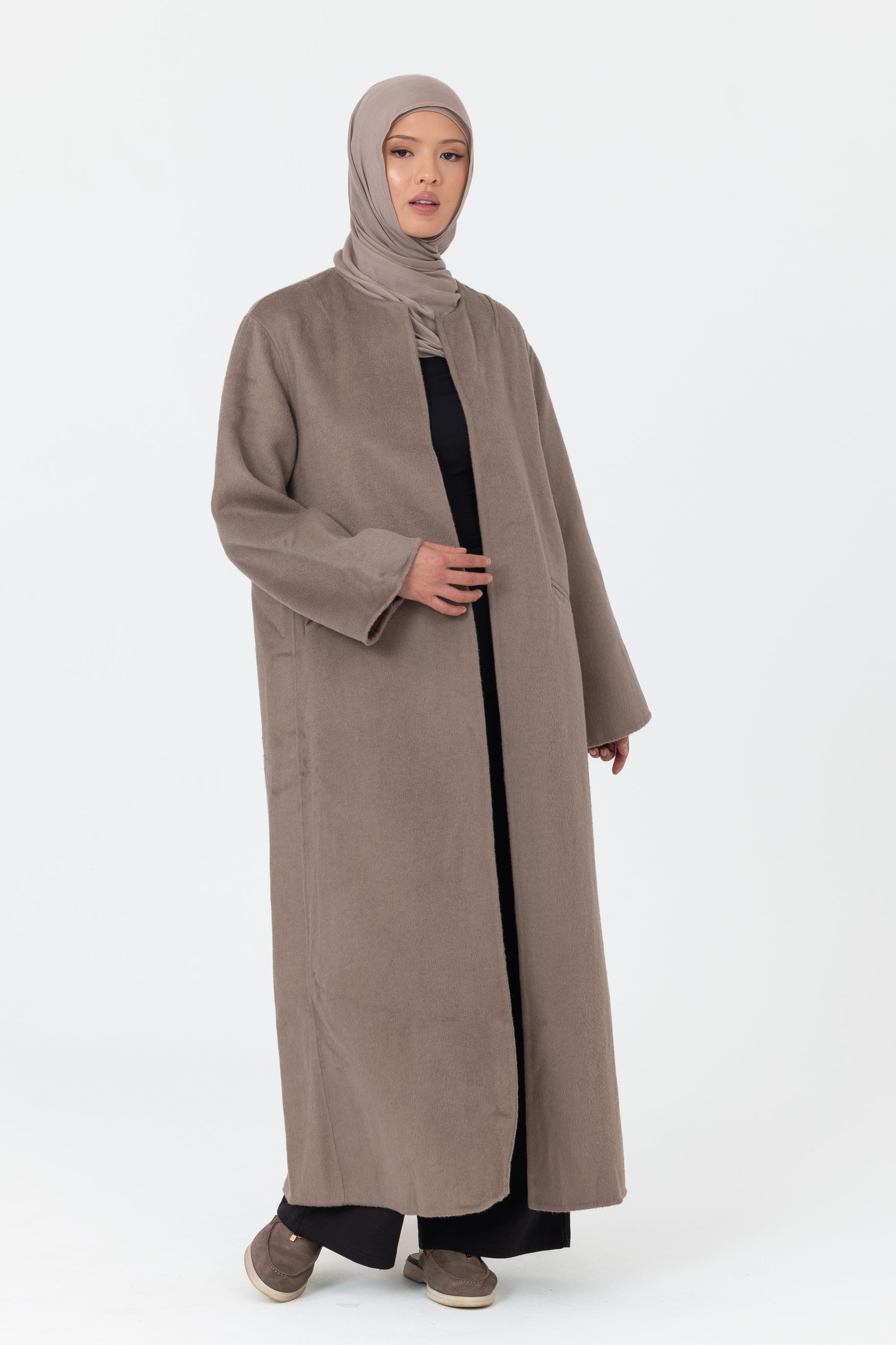 Tamara Wool Coat - Taupe