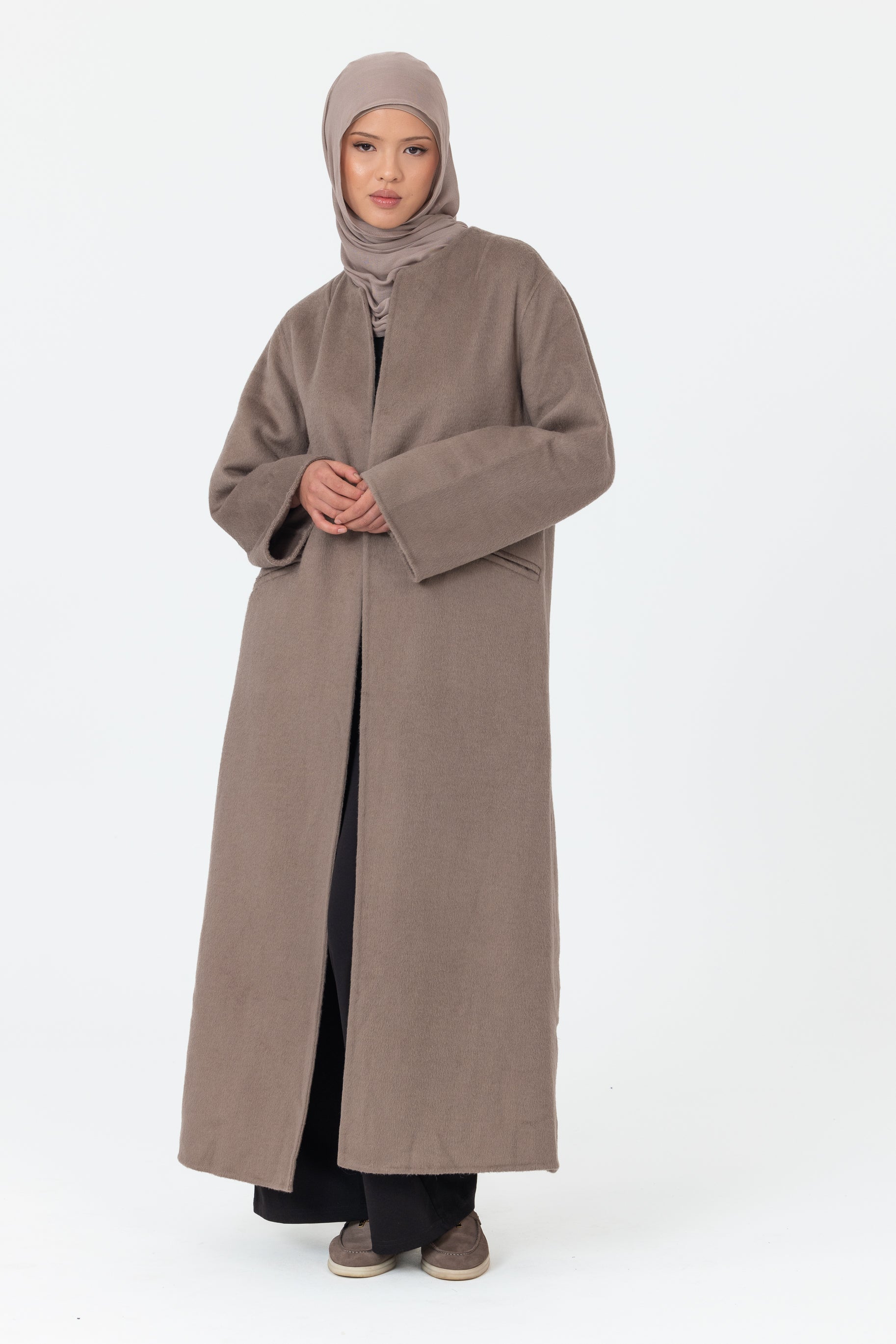 Tamara Wool Coat - Taupe