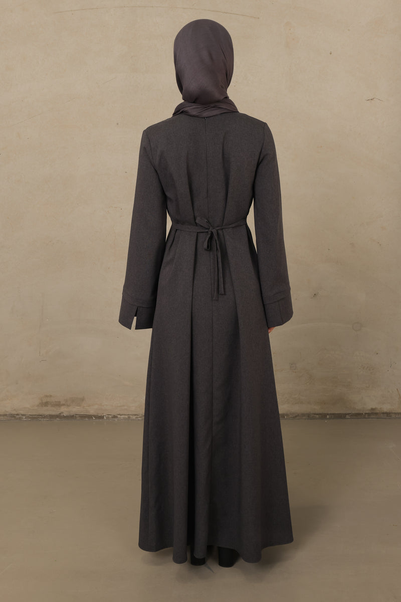 Alba Abaya - Charcoal