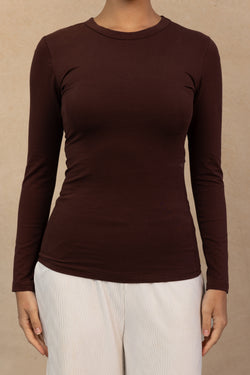 Core Cotton Body Top - Chocolate