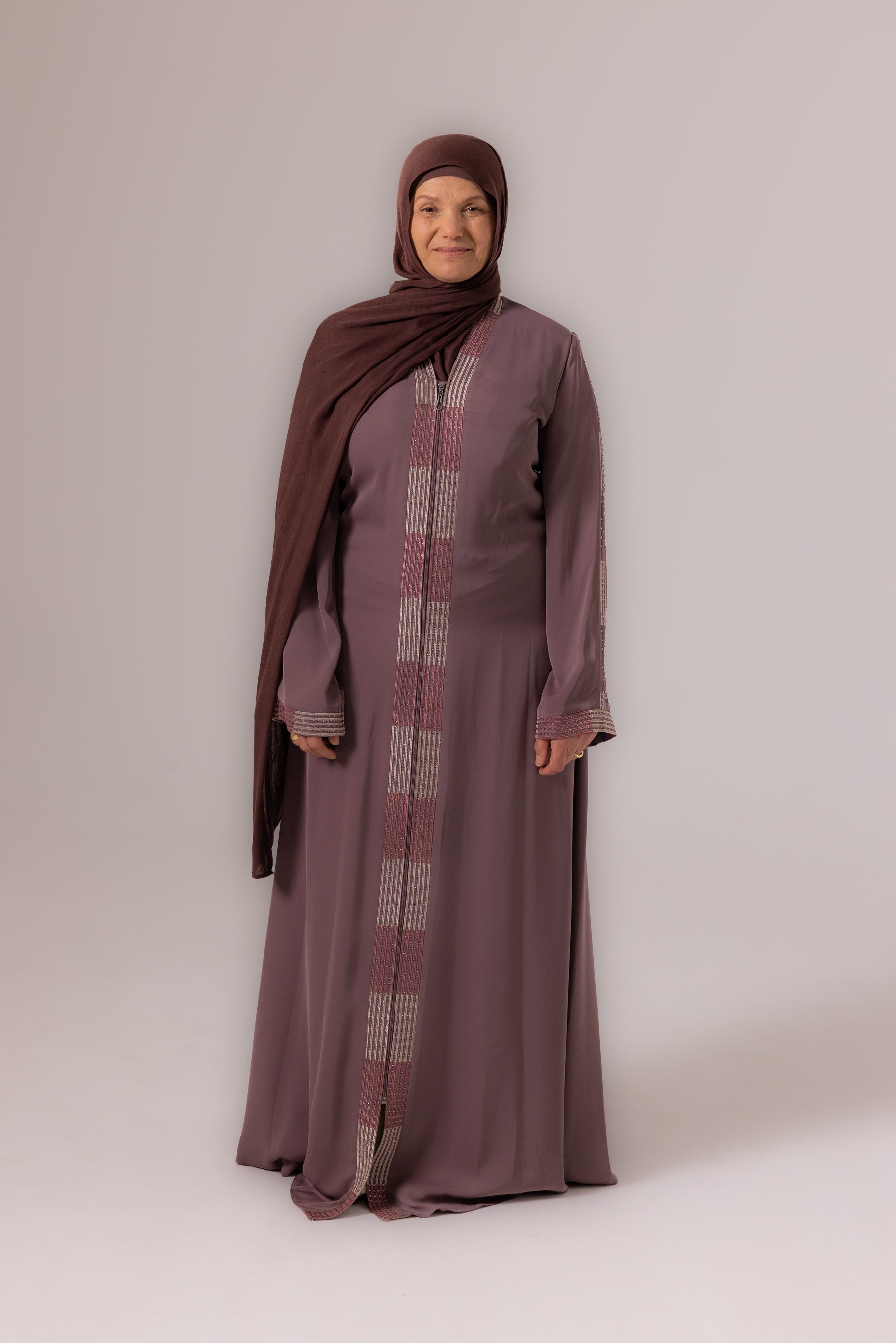 Ladies Elegant Abaya - Mauve