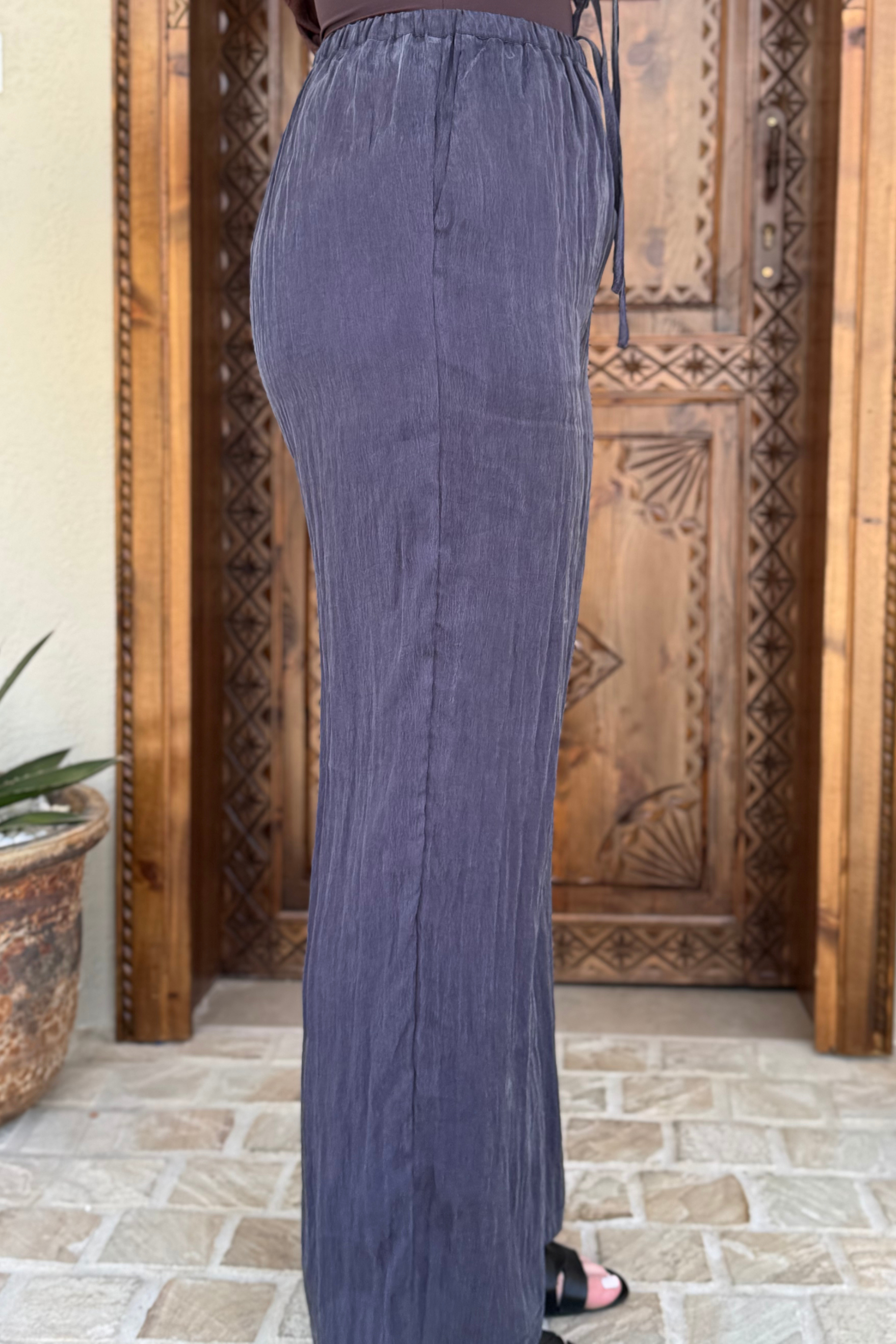 Nadira Tencel Pants - Navy