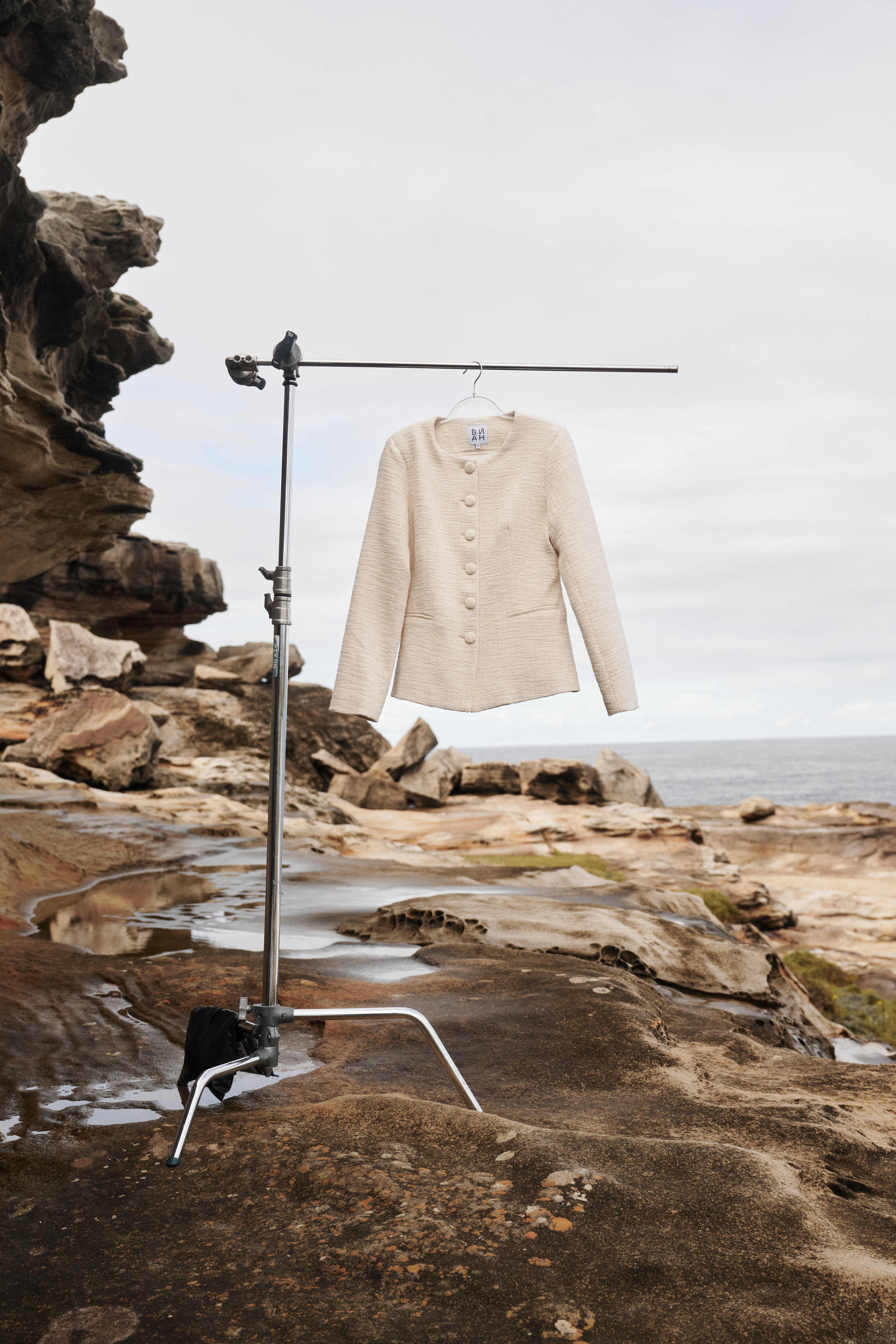 Blair Boucle Jacket - Cream
