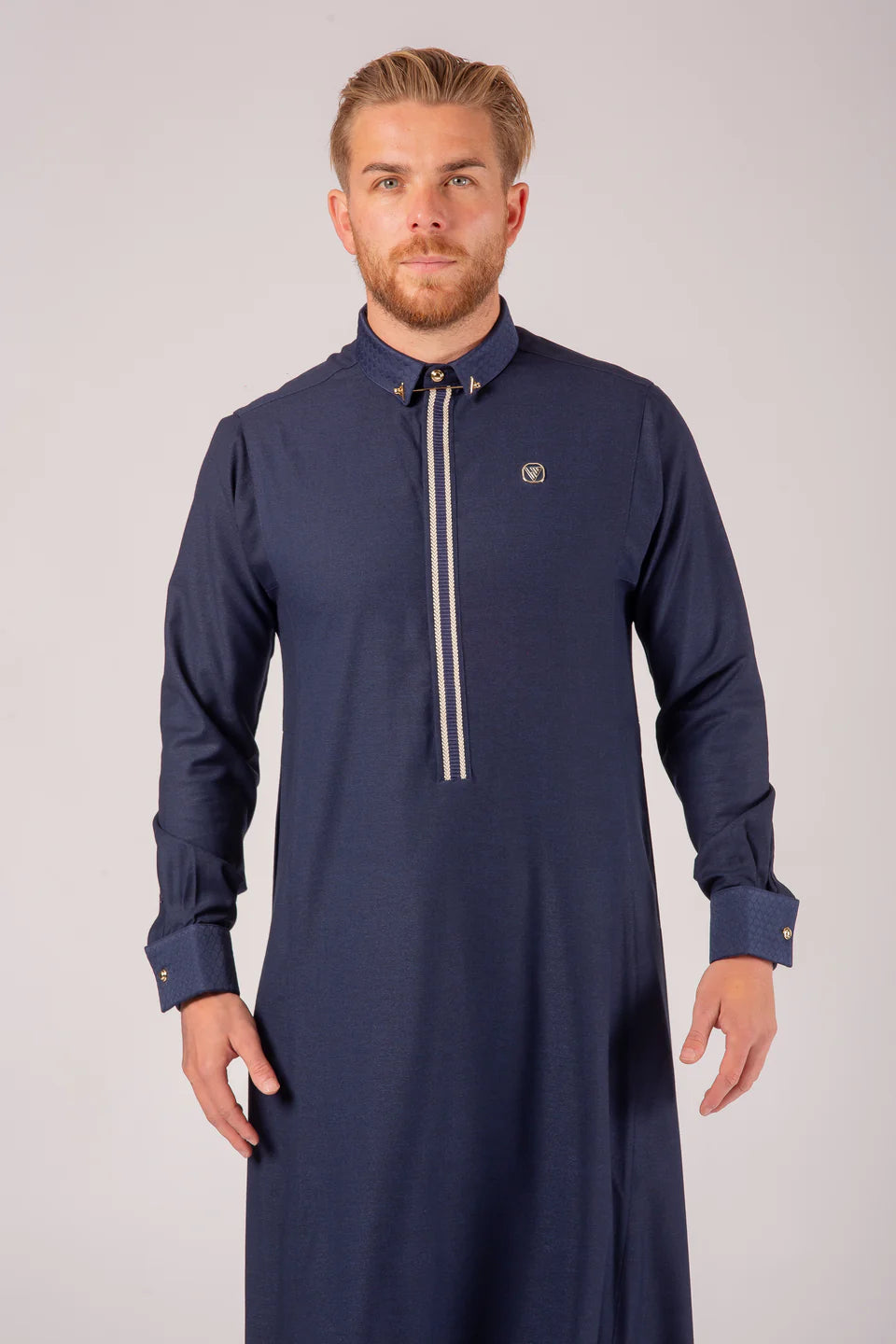 Men's Lawung Thobe - Deep Blue