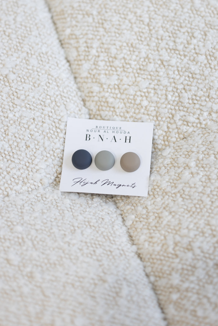 Hijab Magnet - Grey Trio