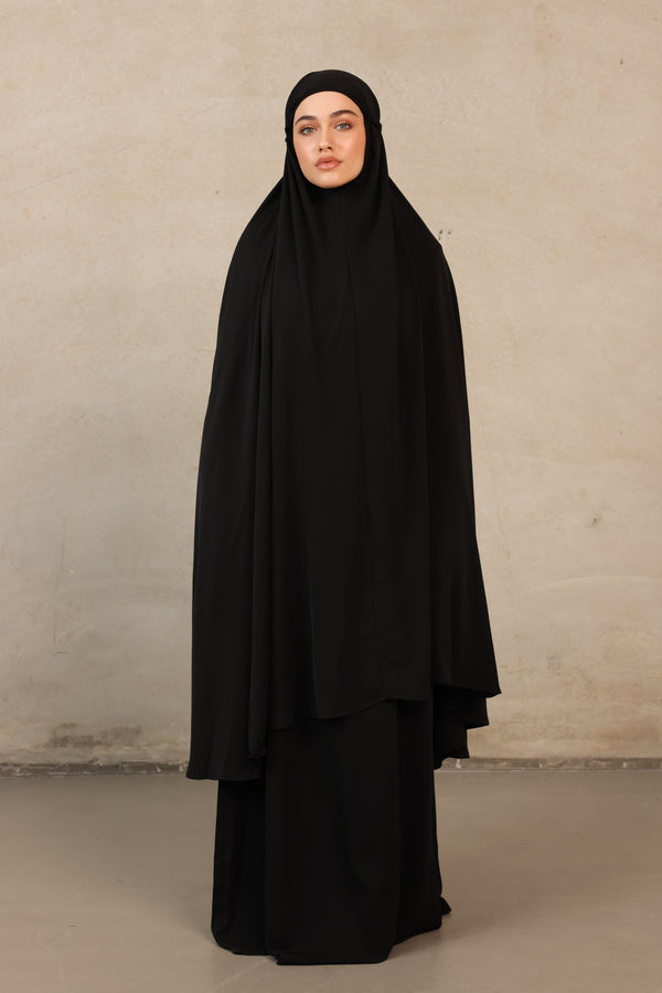 Alaia Ladies 2pc Prayer Clothes - BLACK