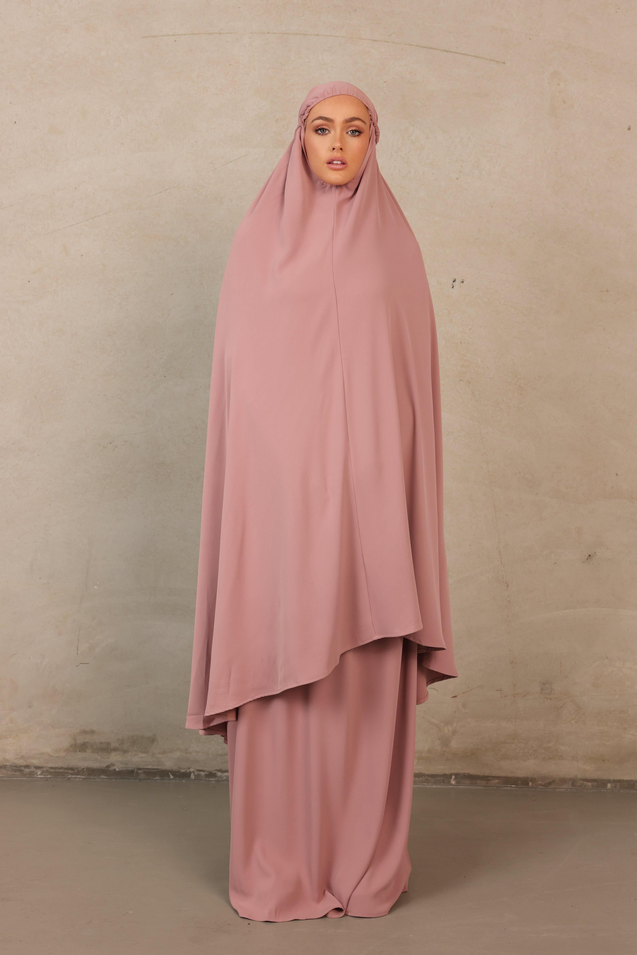 Alaia Ladies 2pc Prayer Clothes - Dusty Pink