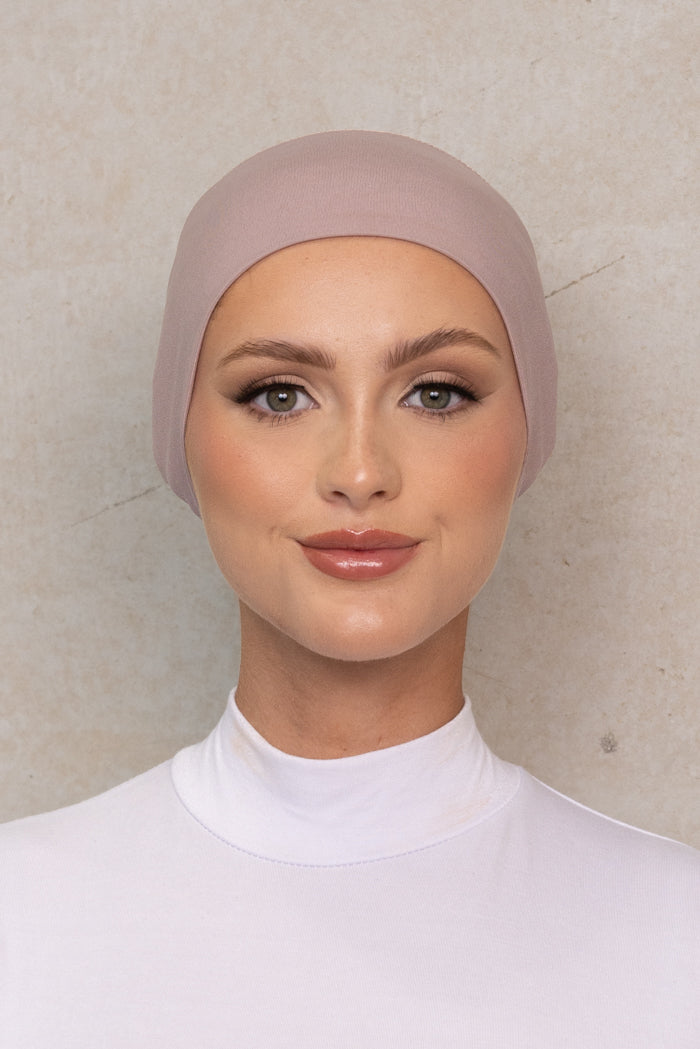 Lycra Open Cap - Old Rose