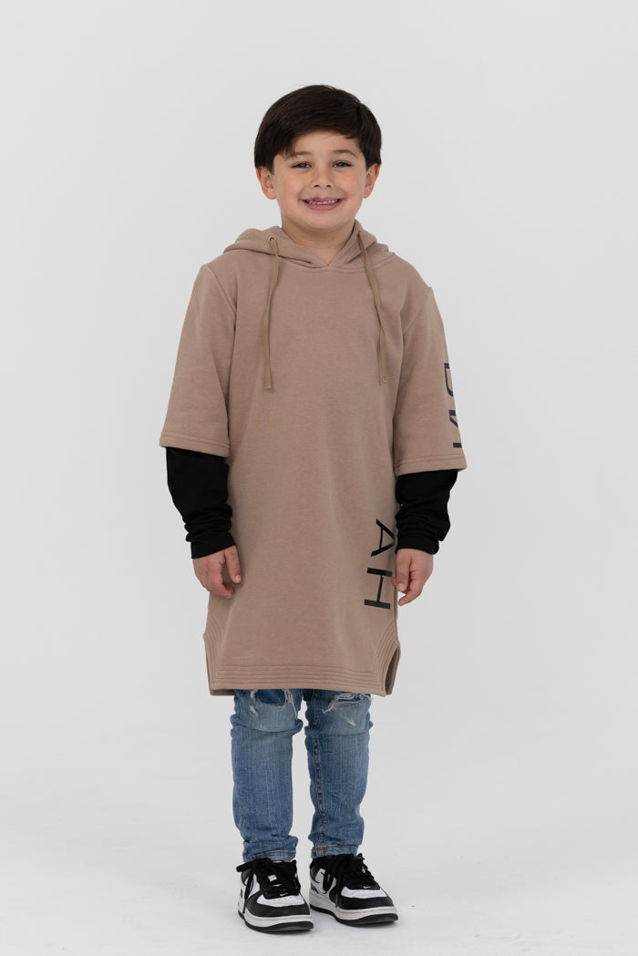 Boys short outlet sleeve hoodie