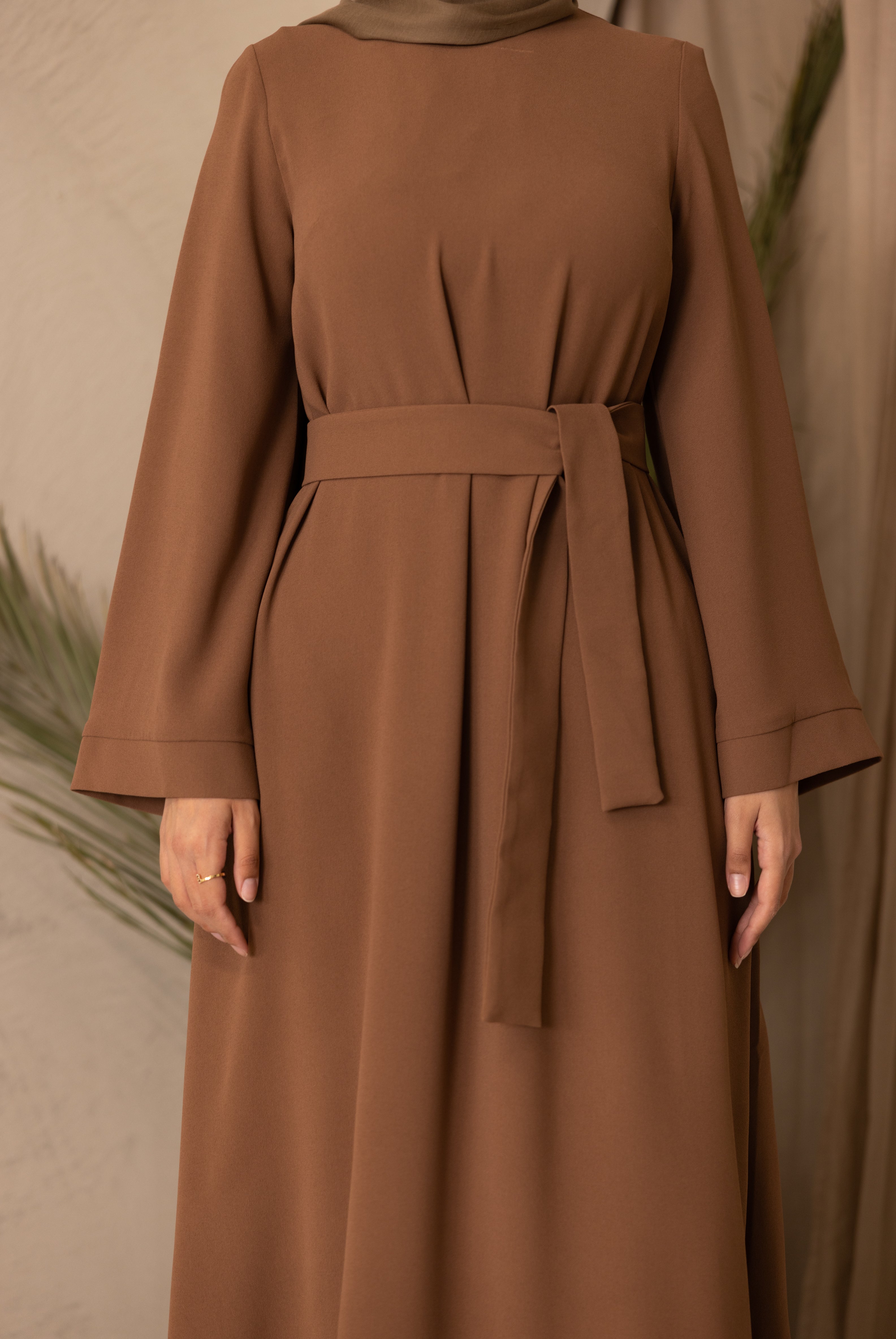 Signature Dusk Abaya - Chocolate