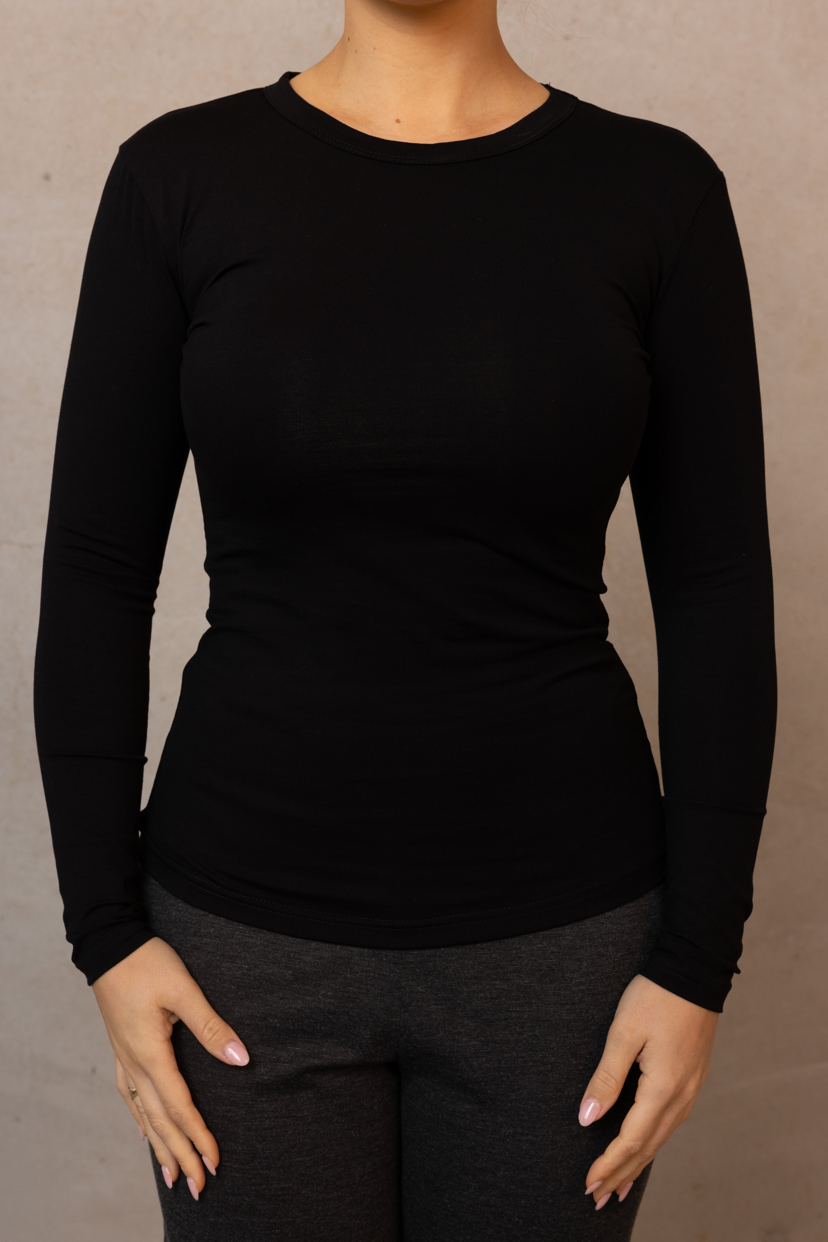 Core Cotton Body Top - Black