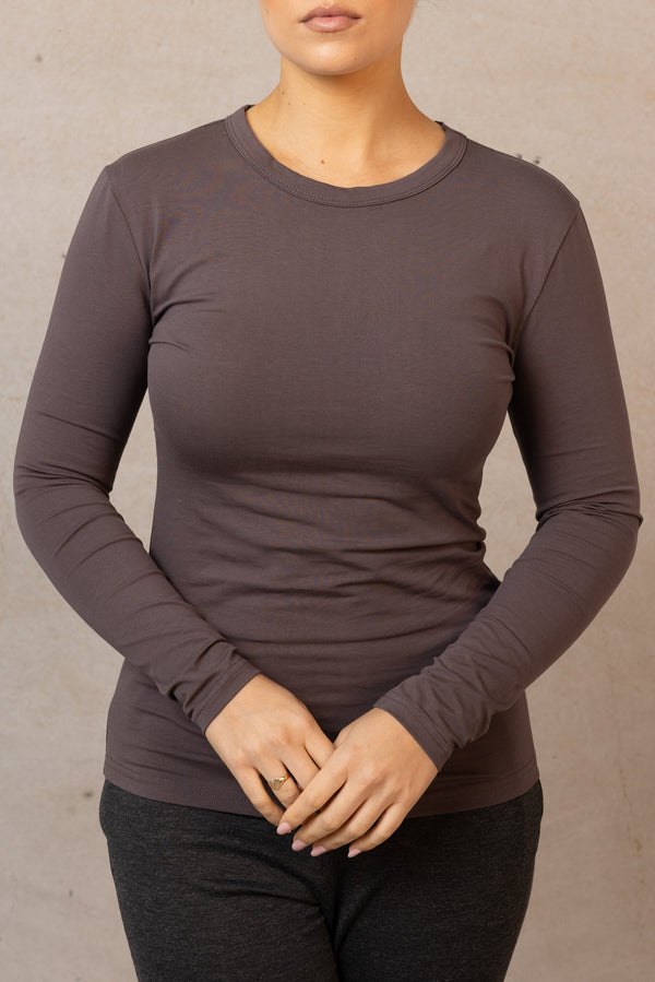 Core Cotton Body Top - Charcoal