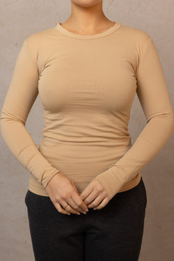 Core Cotton Body Top - Sand