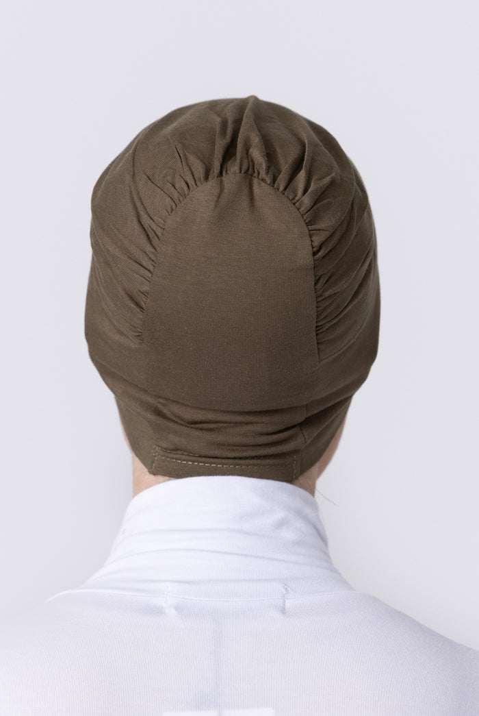 Cotton Closed Cap - 17 Khaki