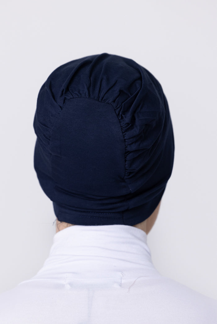 Cotton Closed Cap - 25 Navy