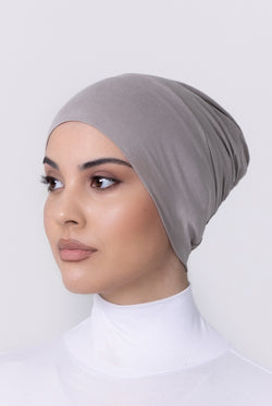 Cotton Closed Cap - 27 Grey