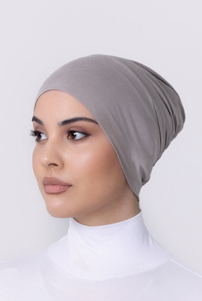 Cotton Open Cap - 27 Grey