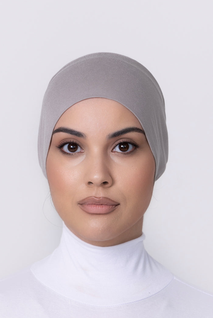 Cotton Open Cap - 27 Grey