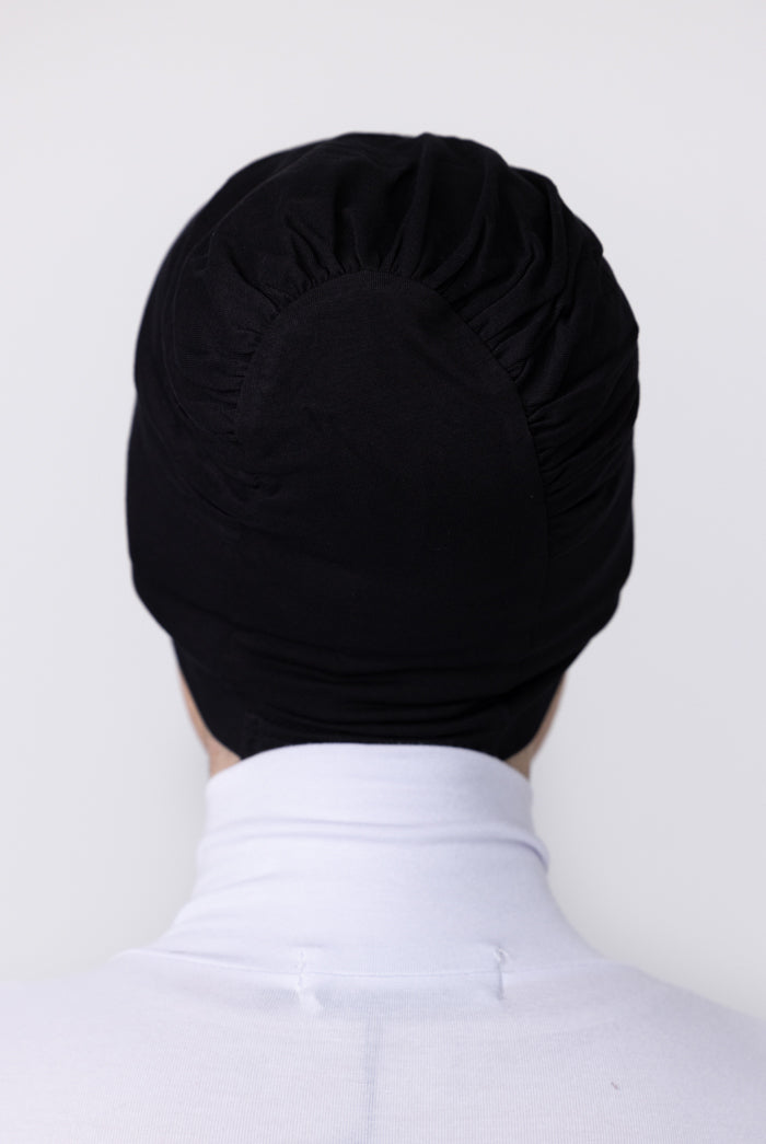 Cotton Closed Cap - Black