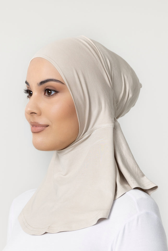 Jersey Full Coverage Tie Back Under Cap - 73 Stone