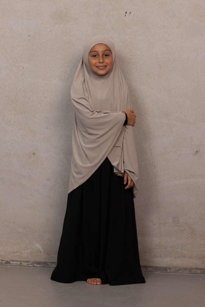 Girls Jilbab - Beige