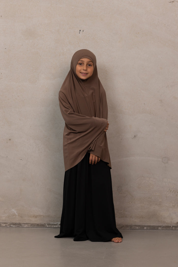 Girls Jilbab - Mocca