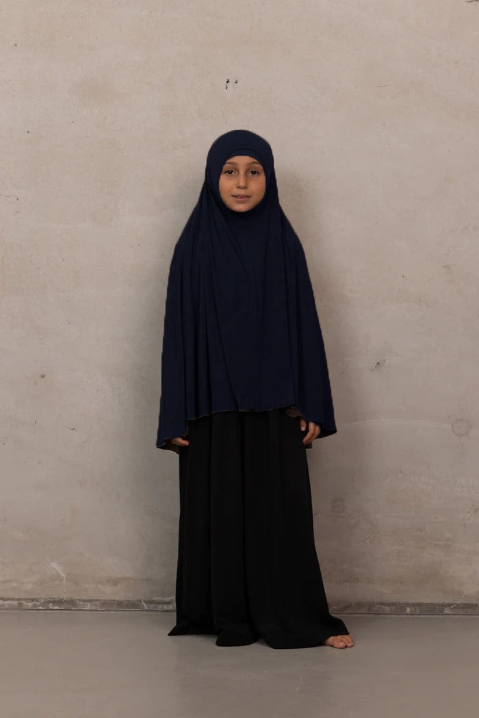 Girls Jilbab - Navy