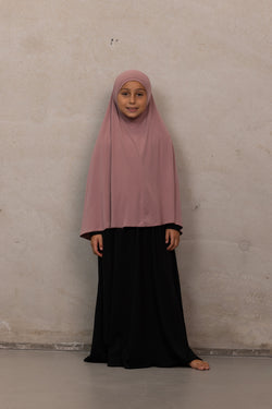 Girls Jilbab - Old Pink