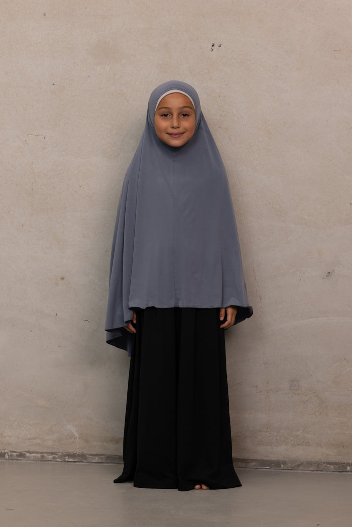 Girls Jilbab - Slate Blue