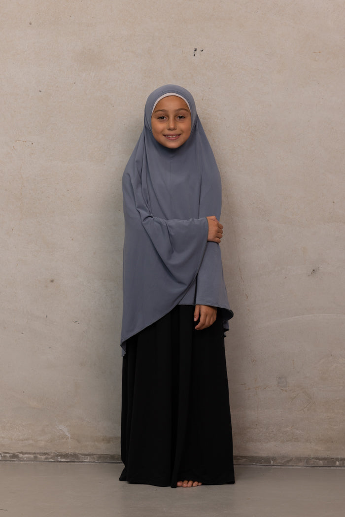 Girls Jilbab - Slate Blue