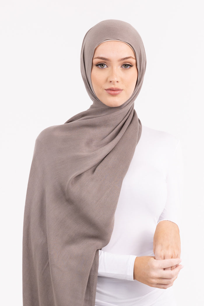 Premium Viscose Hijab - 31 Mocha