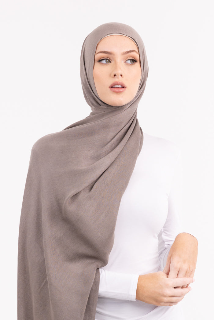 Premium Viscose Hijab - 31 Mocha