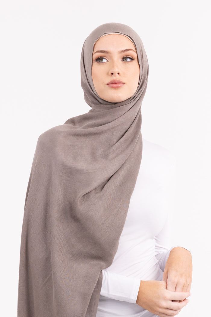 Premium Viscose Hijab - 31 Mocha