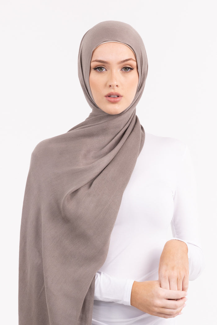 Premium Viscose Hijab - 31 Mocha