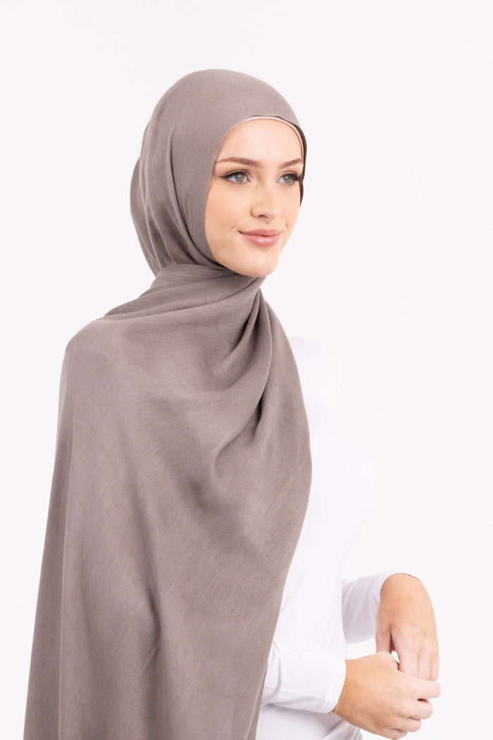 Premium Viscose Hijab - 31 Mocha