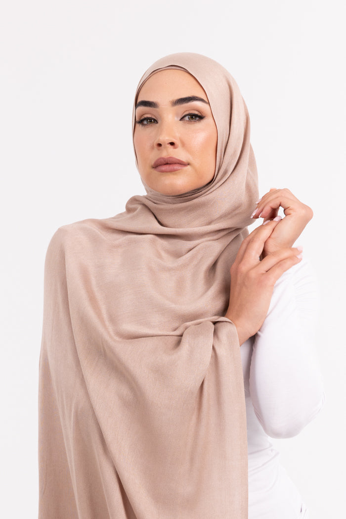 Premium Viscose Hijab - 44 Nude