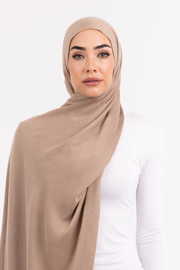 Premium Viscose Hijab - 45 Mocha