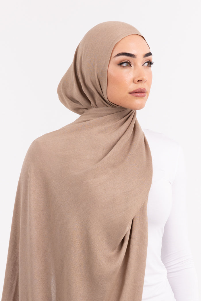 Premium Viscose Hijab - 45 Mocha