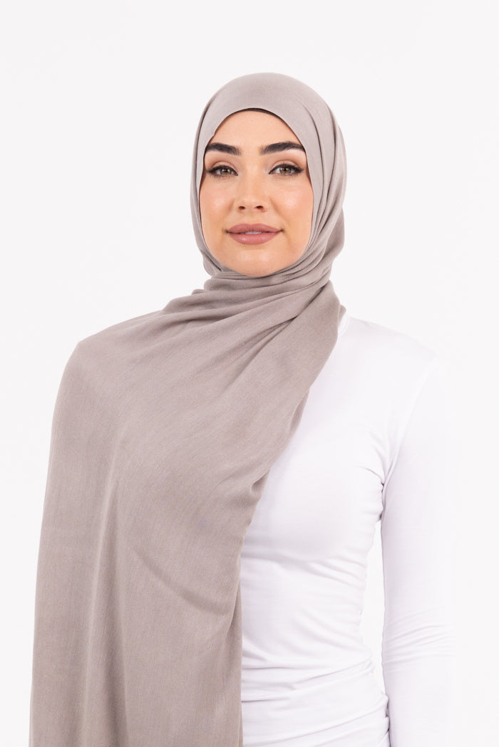 Premium Viscose Hijab - Ash