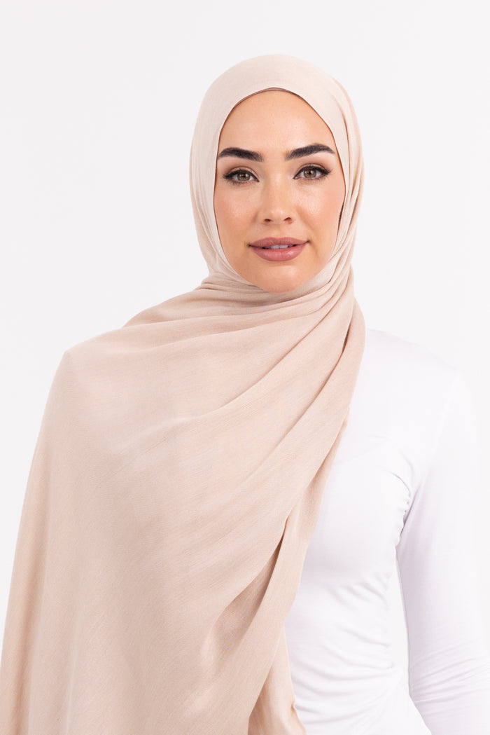 Premium Viscose Hijab - Cement