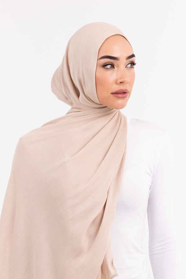 Premium Viscose Hijab - Cement