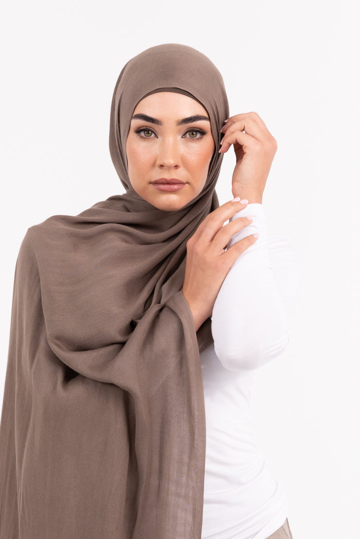 Premium Viscose Hijab - Chocolate Chip